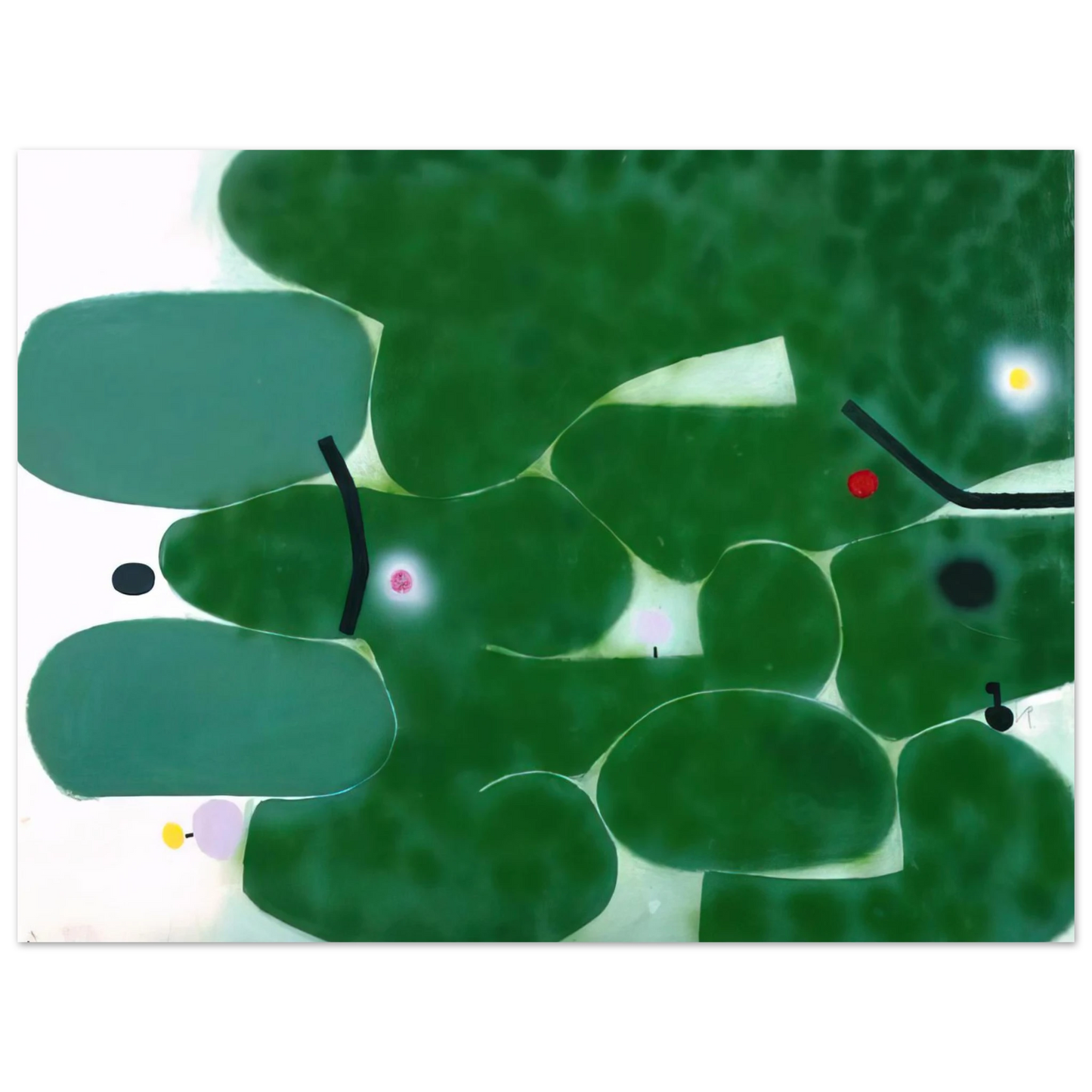 Victor Pasmore - The Green Earth - 1980 75x100 cm / 30x40inches Fine Art Poster