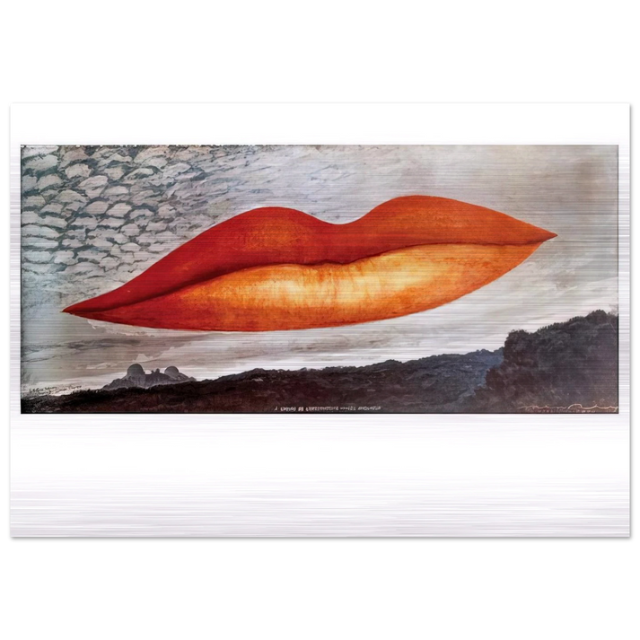 OBSERVATORY TIME THE LOVERS - Man Ray Brushed Aluminum Print - 70x100 cm / 28x40 inches | Man Ray Aluminum Print | Man Ray Prints