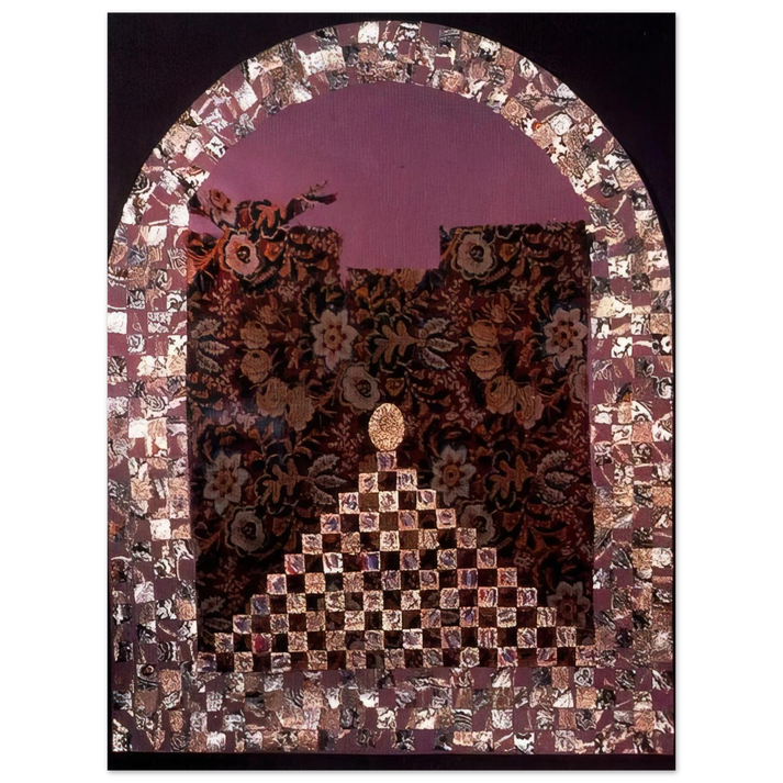 Miriam Schapiro - Shrine for the Egg - PD Pattern and Decoration 75x100 cm / 30x40inches Fine Art Poster