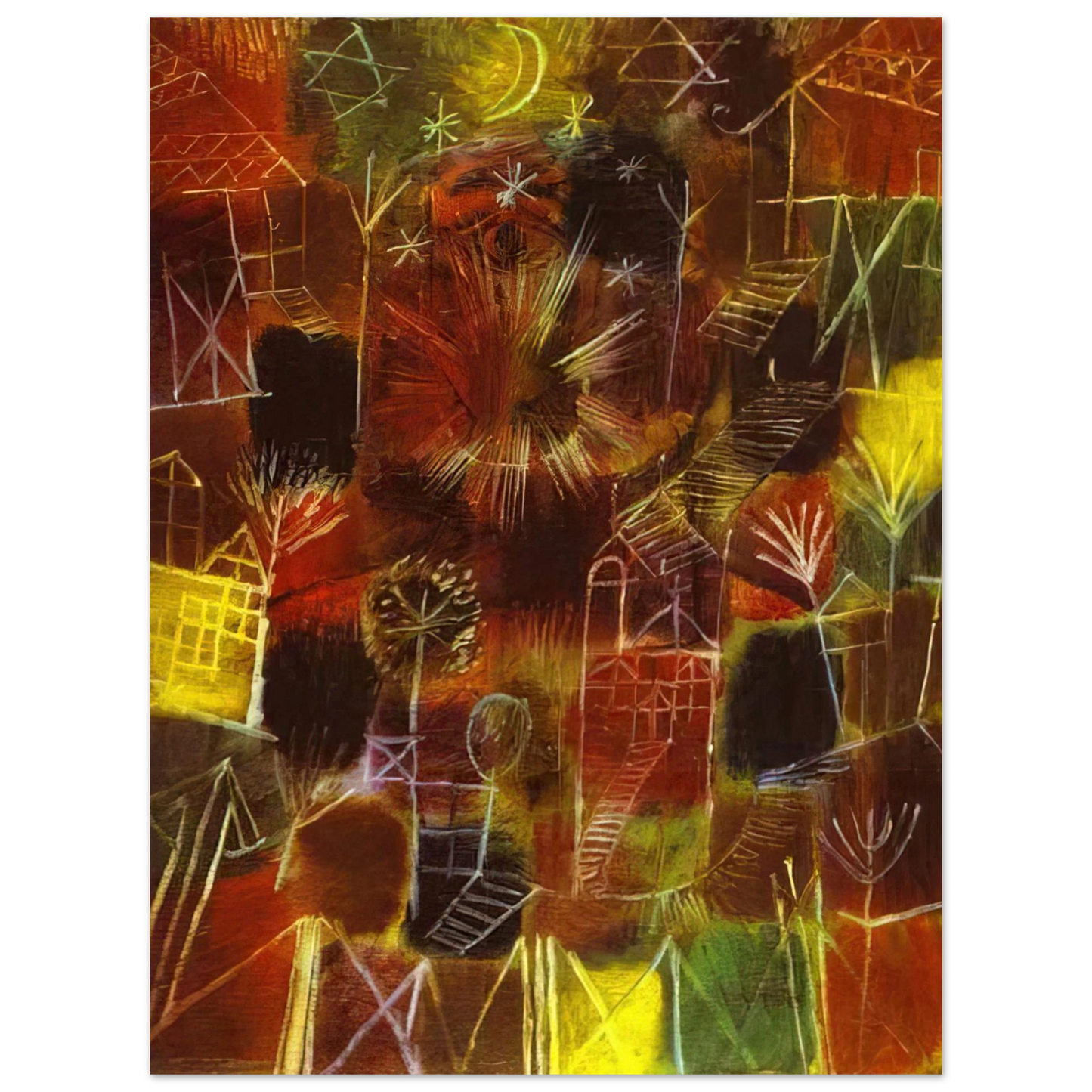 Paul Klee - COSMIC COMPOSITION 1919 75x100 cm / 30x40inches Fine Art Poster