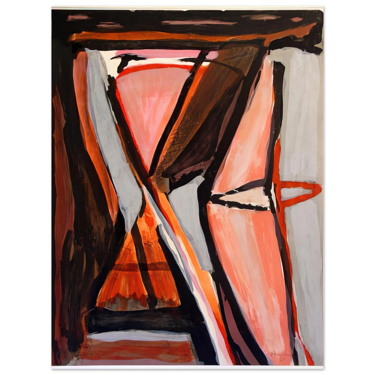 Bram van Velde - L'attrait - 1978 75x100 cm / 30x40inches Fine Art Poster