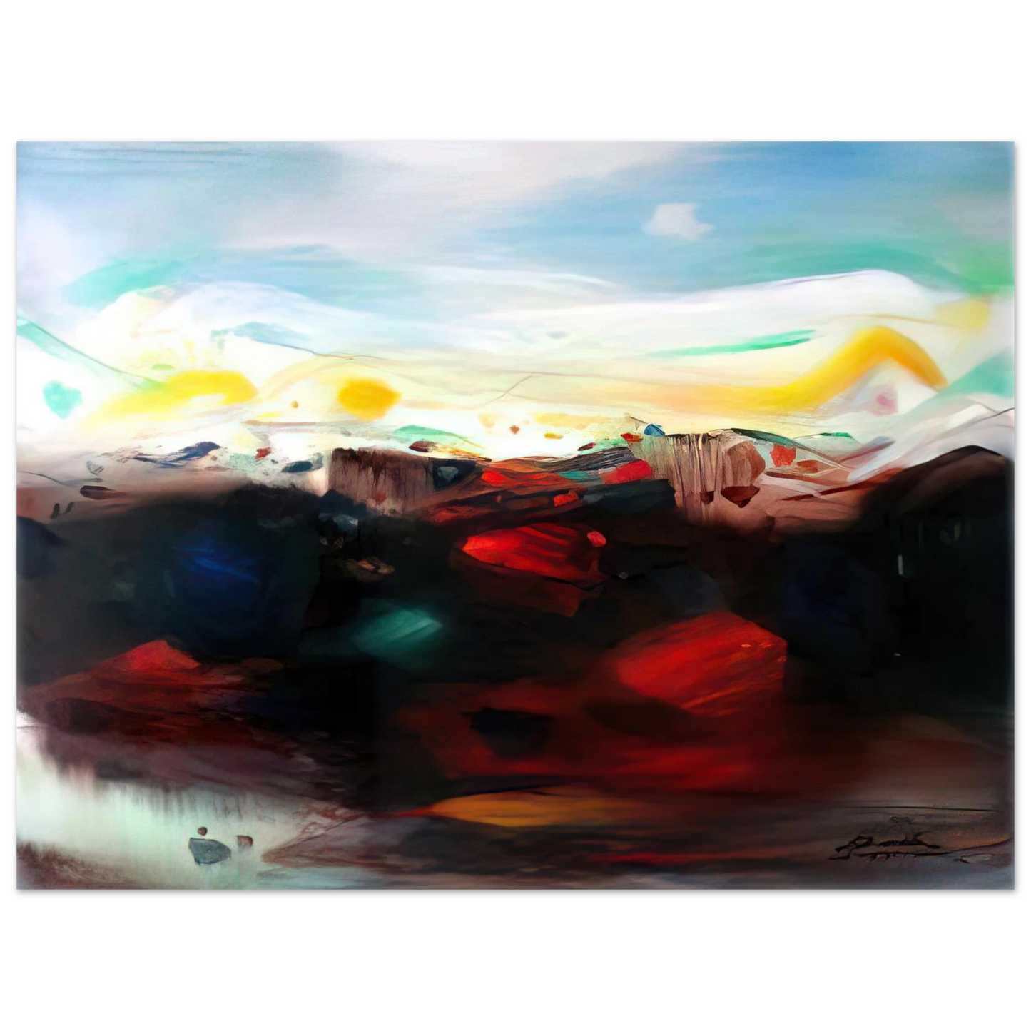 Chu teh Chun - UNTITLED 2007 75x100 cm / 30x40inches Fine Art Poster