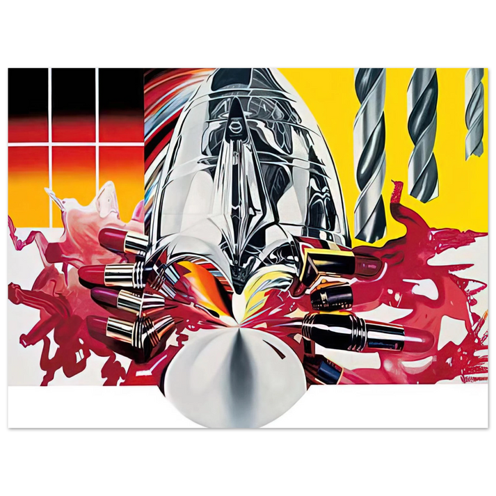 James Rosenquist - The Swimmer in the Econo-mist painting 3 75x100 cm / 30x40inches Fine Art Poster