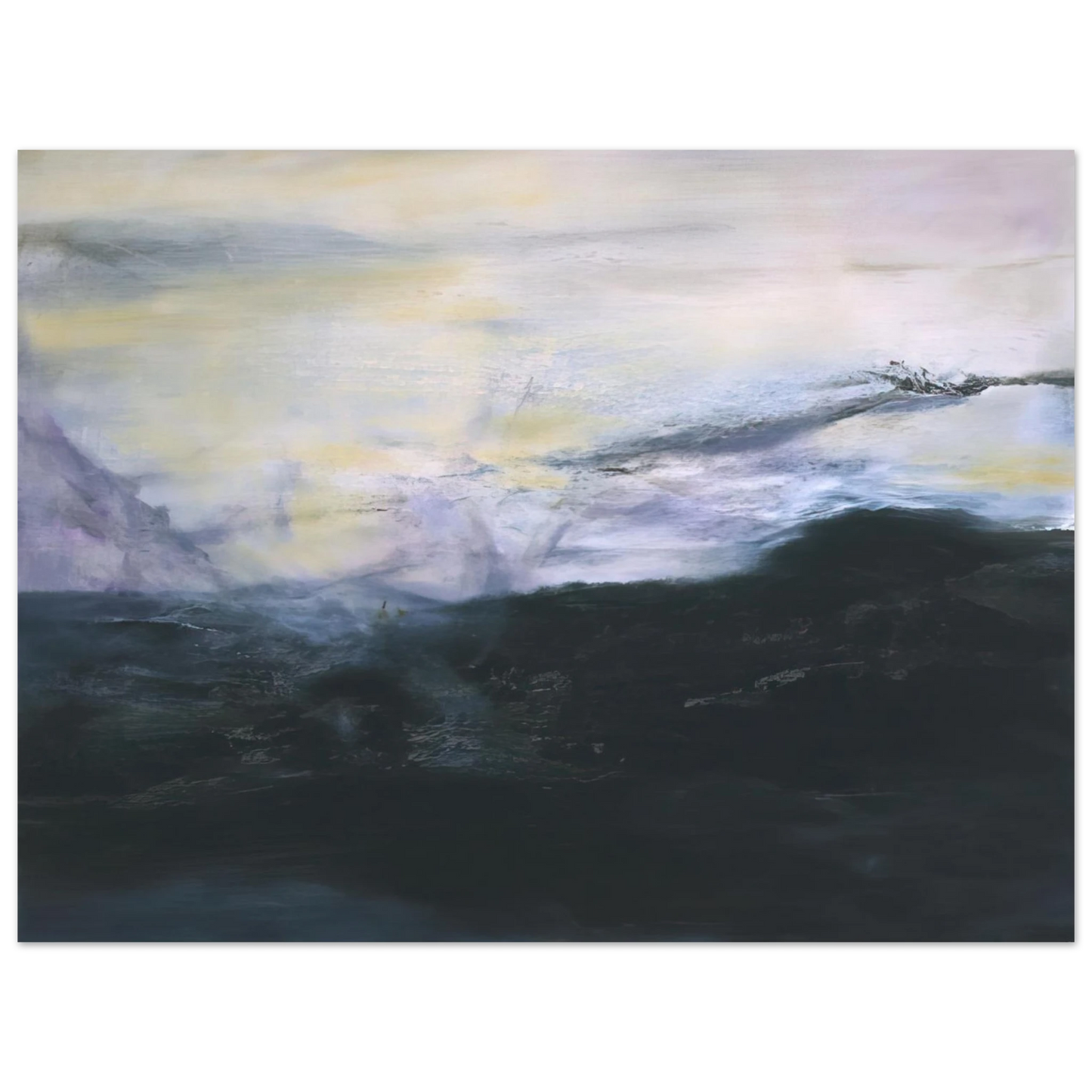 Zao Wou-Ki - 15 02 2001 2001 75x100 cm / 30x40inches Fine Art Poster