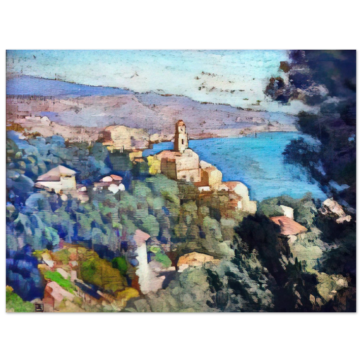 Theo van Rysselberghe - MORTULA AT GRIMALDI 75x100 cm / 30x40inches Fine Art Poster