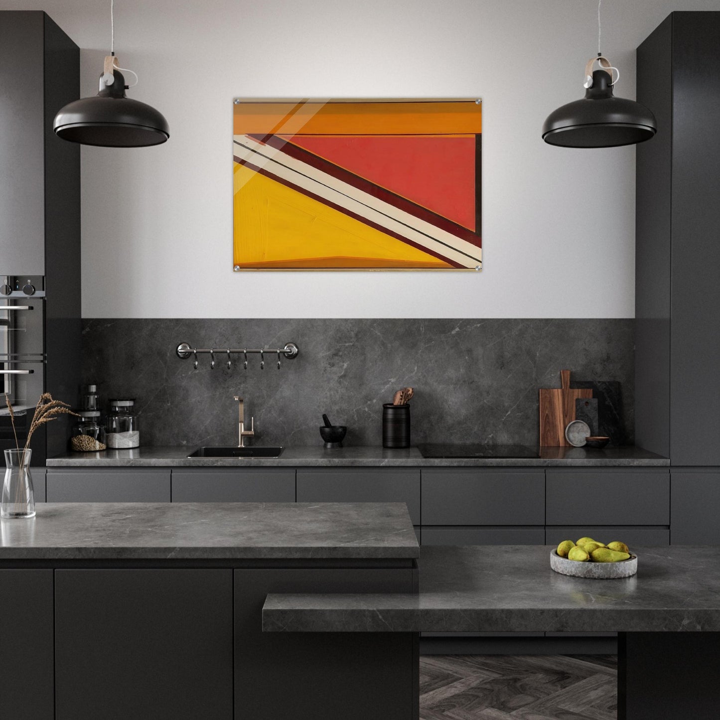 Diagonal 4 - 1963 - Larry Zox Acrylic Print - 70x100 cm / 28x40″ inches | Larry Zox Wall Art | Larry Zox Prints