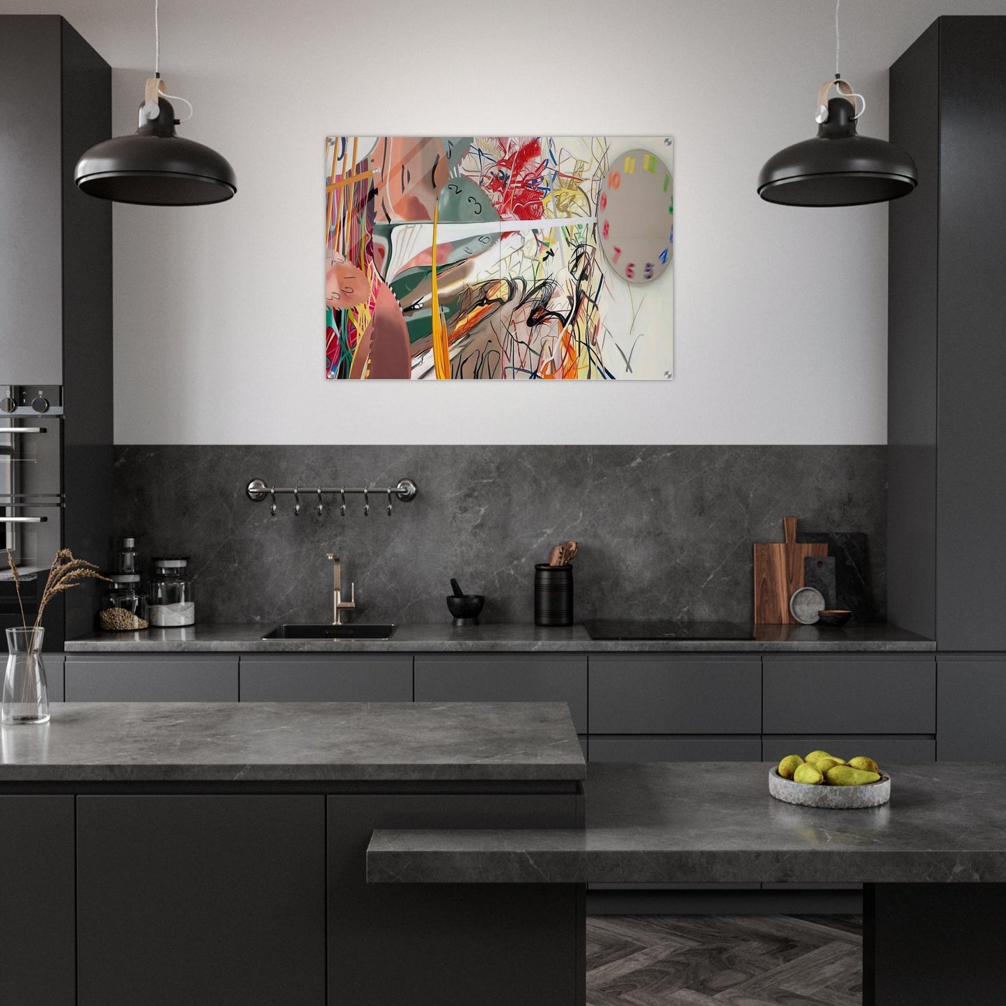 Time Stops the Face Continues - James Rosenquist Acrylic Print - 70x100 cm / 28x40″ inches