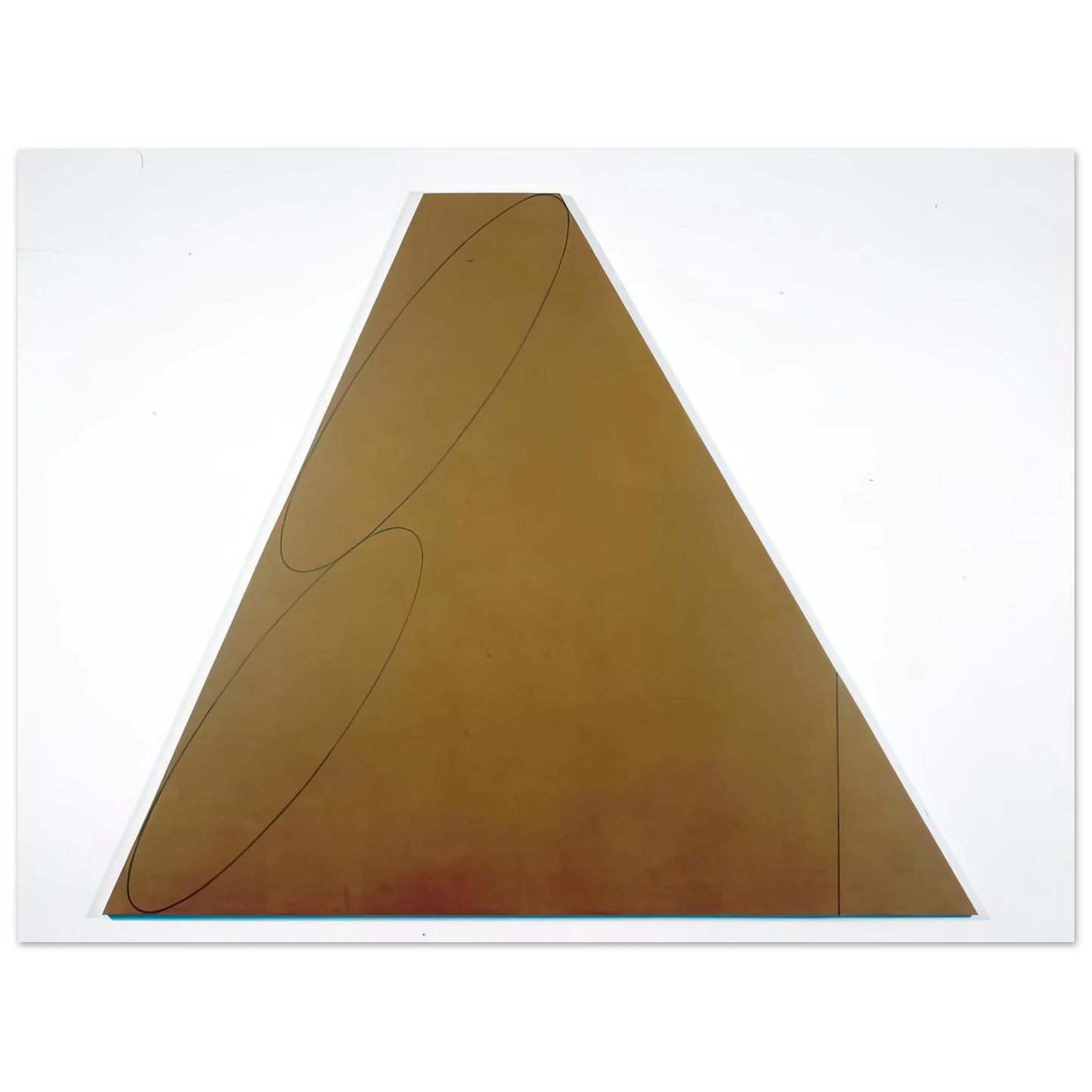 Robert Mangold - PLANE FIGURE III 1992 75x100 cm / 30x40inches Fine Art Poster