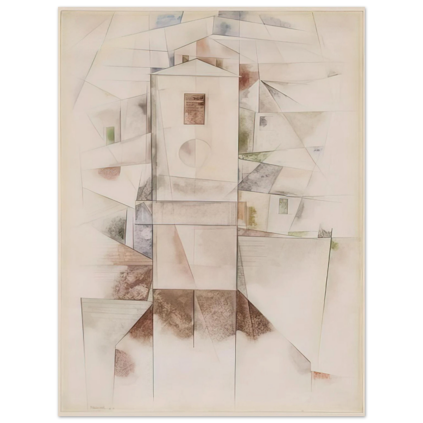 Charles Demuth - White Architecture - 1917 75x100 cm / 30x40inches Fine Art Poster
