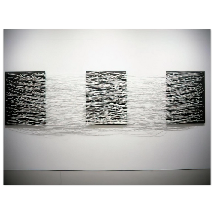Eva Hesse - METRONOMIC IRREGULARITY II 1966 75x100 cm / 30x40inches Fine Art Poster