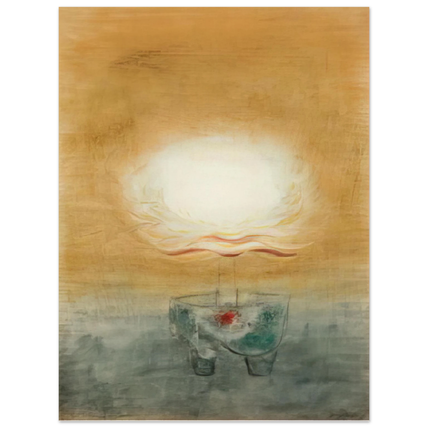 Morris Graves - Lotus - 1945 75x100 cm / 30x40inches Fine Art Poster
