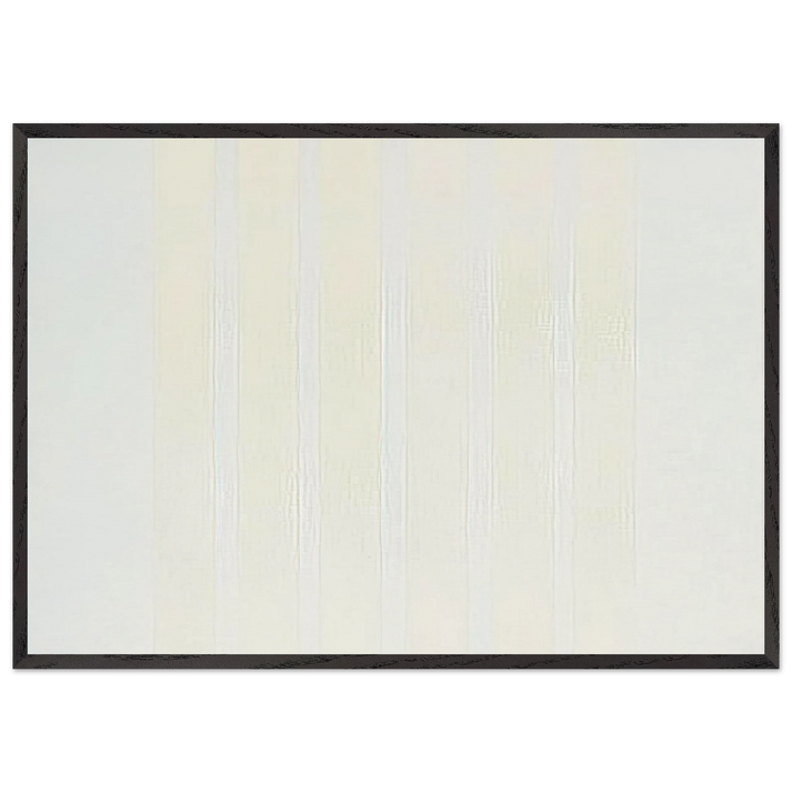 Untitled 0 - Agnes Martin 70x100 cm / 28x40 inches Framed Art Print – Black Wooden Frame