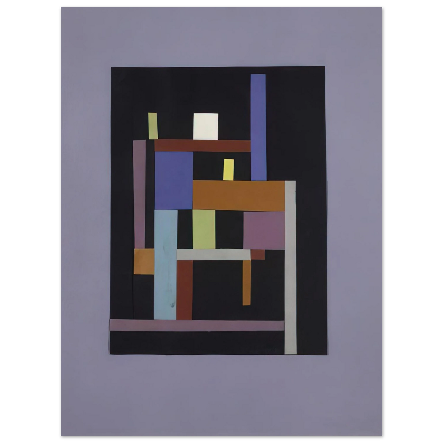 Ad Reinhardt - Collage - 1938 75x100 cm / 30x40inches Fine Art Poster