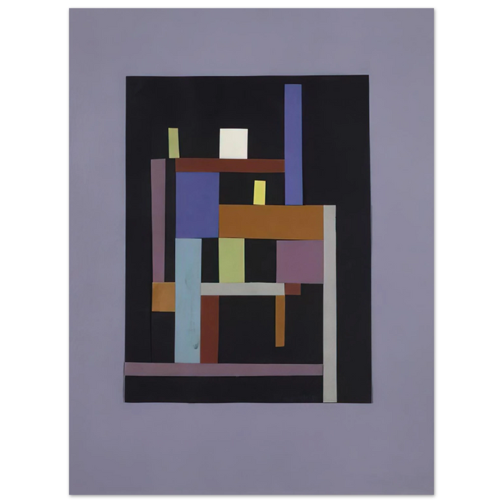Ad Reinhardt - Collage - 1938 75x100 cm / 30x40inches Fine Art Poster