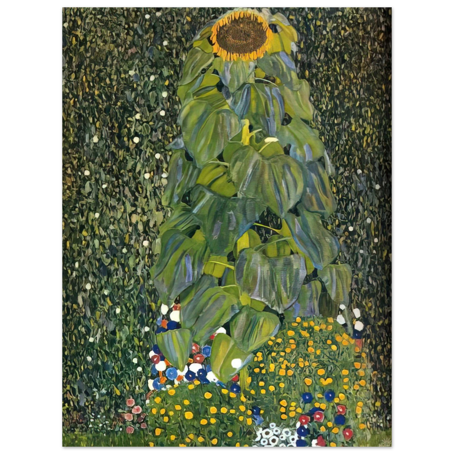 Gustav Klimt - THE SUNFLOWER 1907 75x100 cm / 30x40inches Fine Art Poster