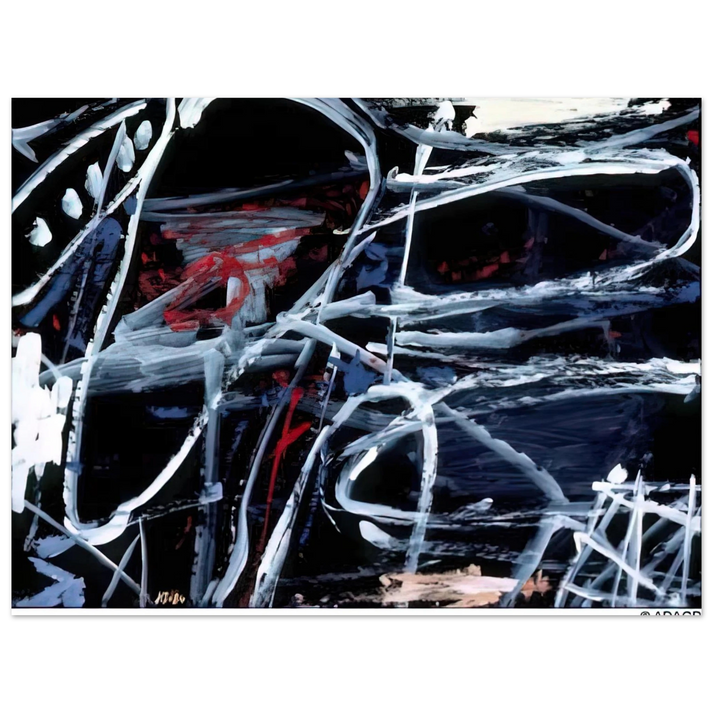 Jean Dubuffet - EPISODE 75x100 cm / 30x40inches Fine Art Poster