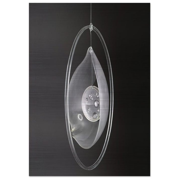 Deformación de la gota circunvalada - 1965 - Gyula Kosice Brushed Aluminum Print - 70x100 cm / 28x40 inches | Gyula Kosice Aluminum Print | Gyula Kosice Prints