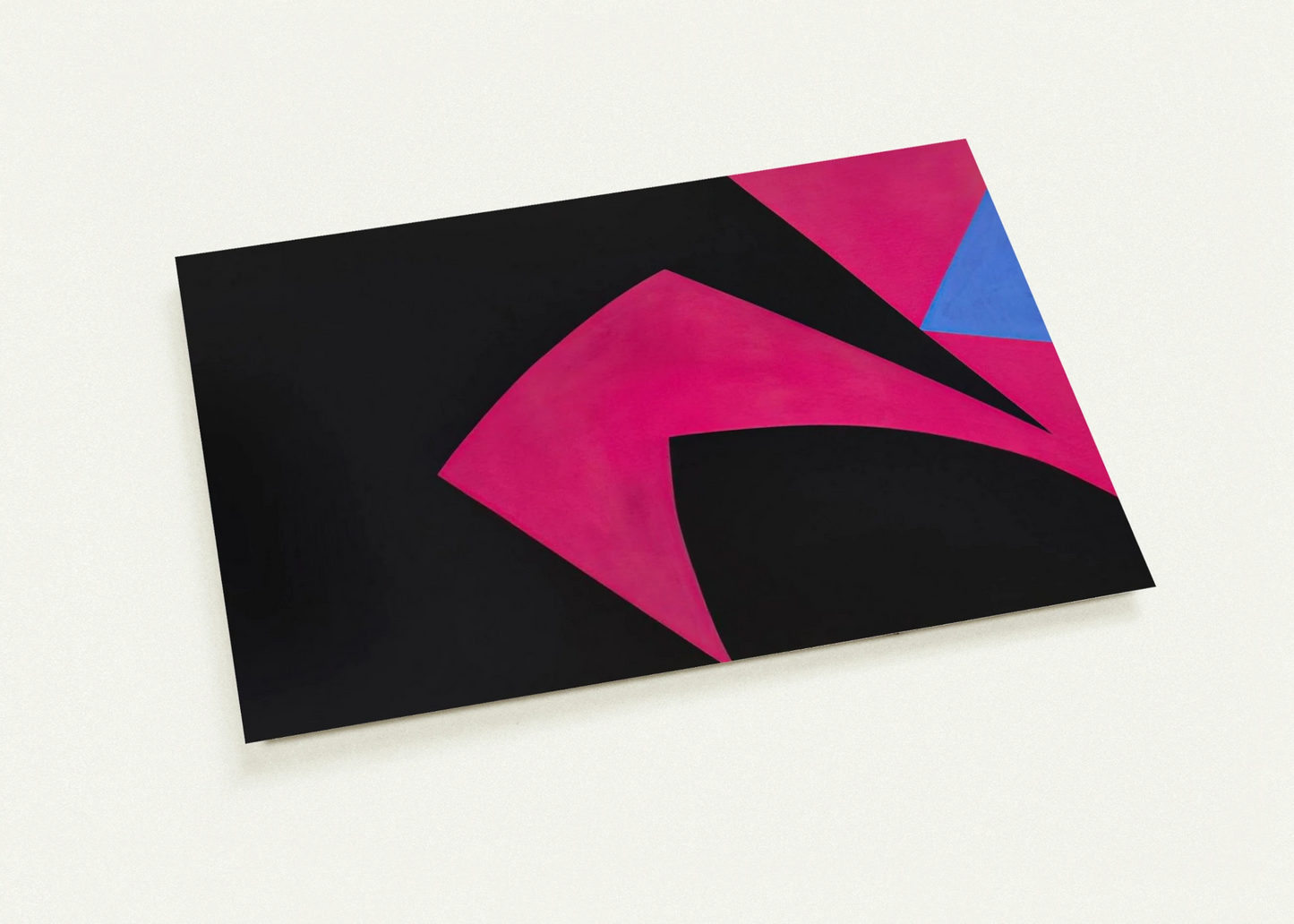 Magical Space Forms Black, Fuchsia - 1951 By Lorser Feitelson Pack of 10 Post Cards | Lorser Feitelson Post Cards | A6 (10.5 x 14.8 cm) - 4.1 x 5.8 inches