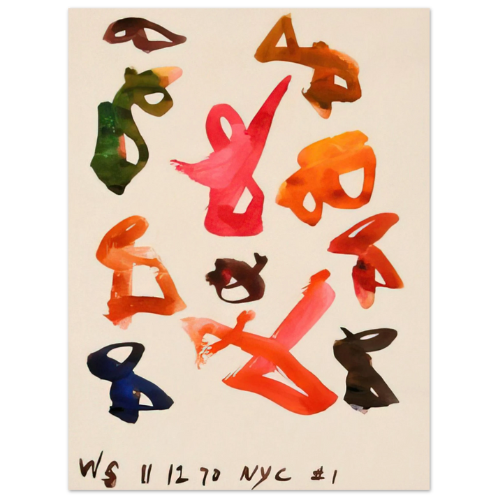 William Saroyan - # 1 NYC - 1970 75x100 cm / 30x40inches Fine Art Poster