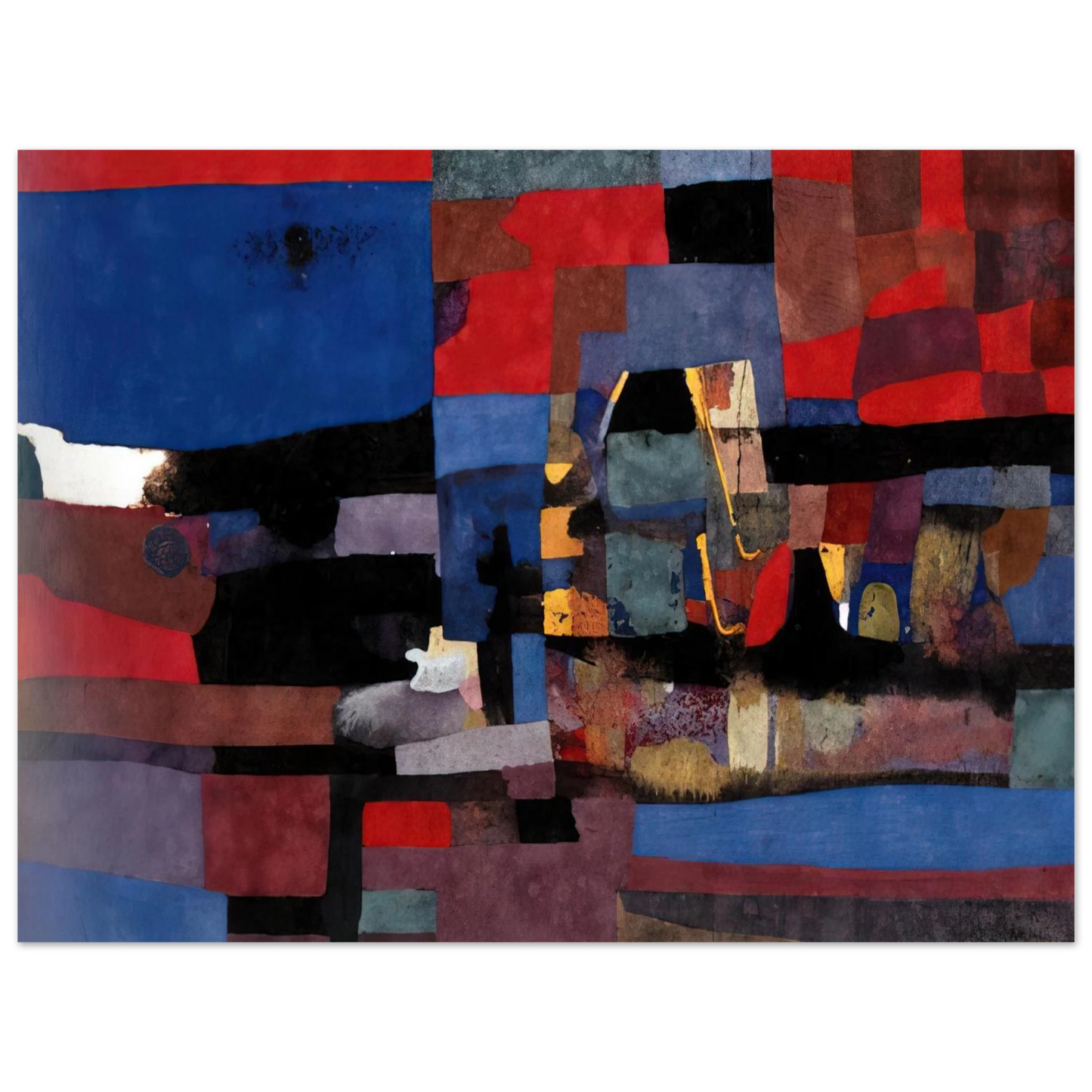 Alberto Burri - Untitled - 1952 75x100 cm / 30x40inches Fine Art Poster