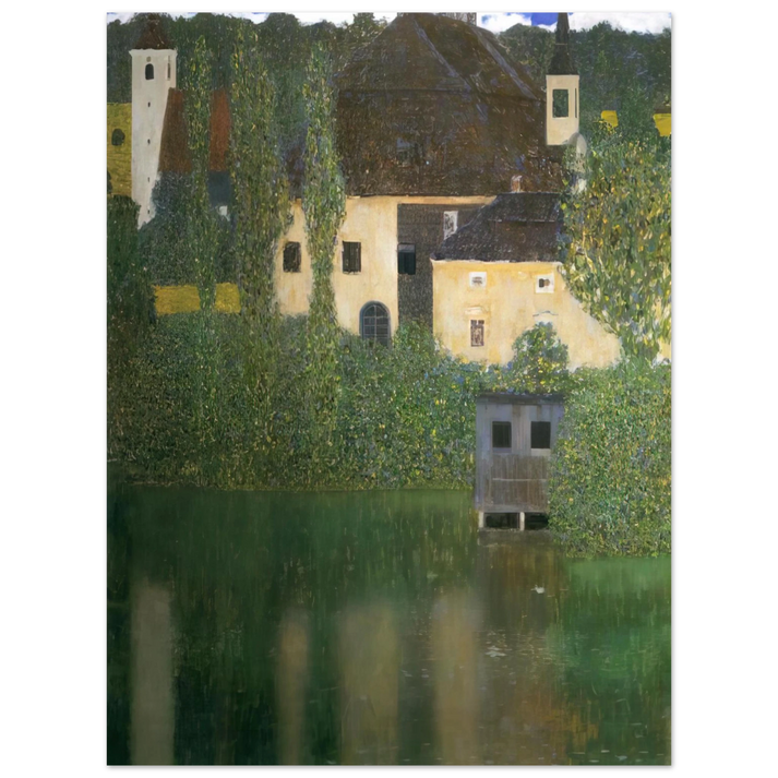 Gustav Klimt - WATER CASTLE 75x100 cm / 30x40inches Fine Art Poster
