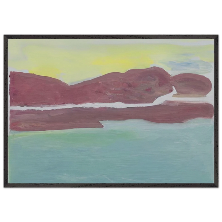 Untitled - 2005 N2 - Raoul De Keyser 70x100 cm / 28x40 inches Framed Art Print – Black Wooden Frame