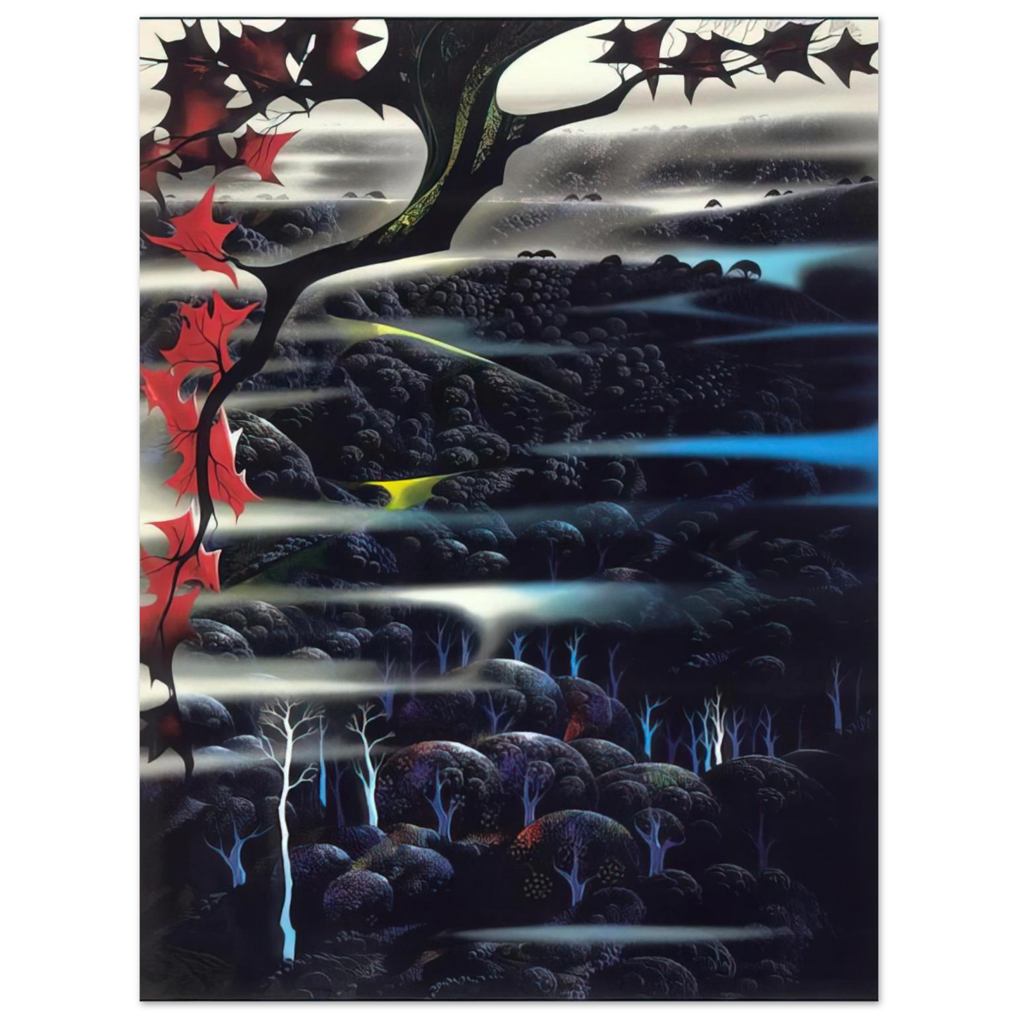 Eyvind Earle - Into the Forest 75x100 cm / 30x40inches Fine Art Poster