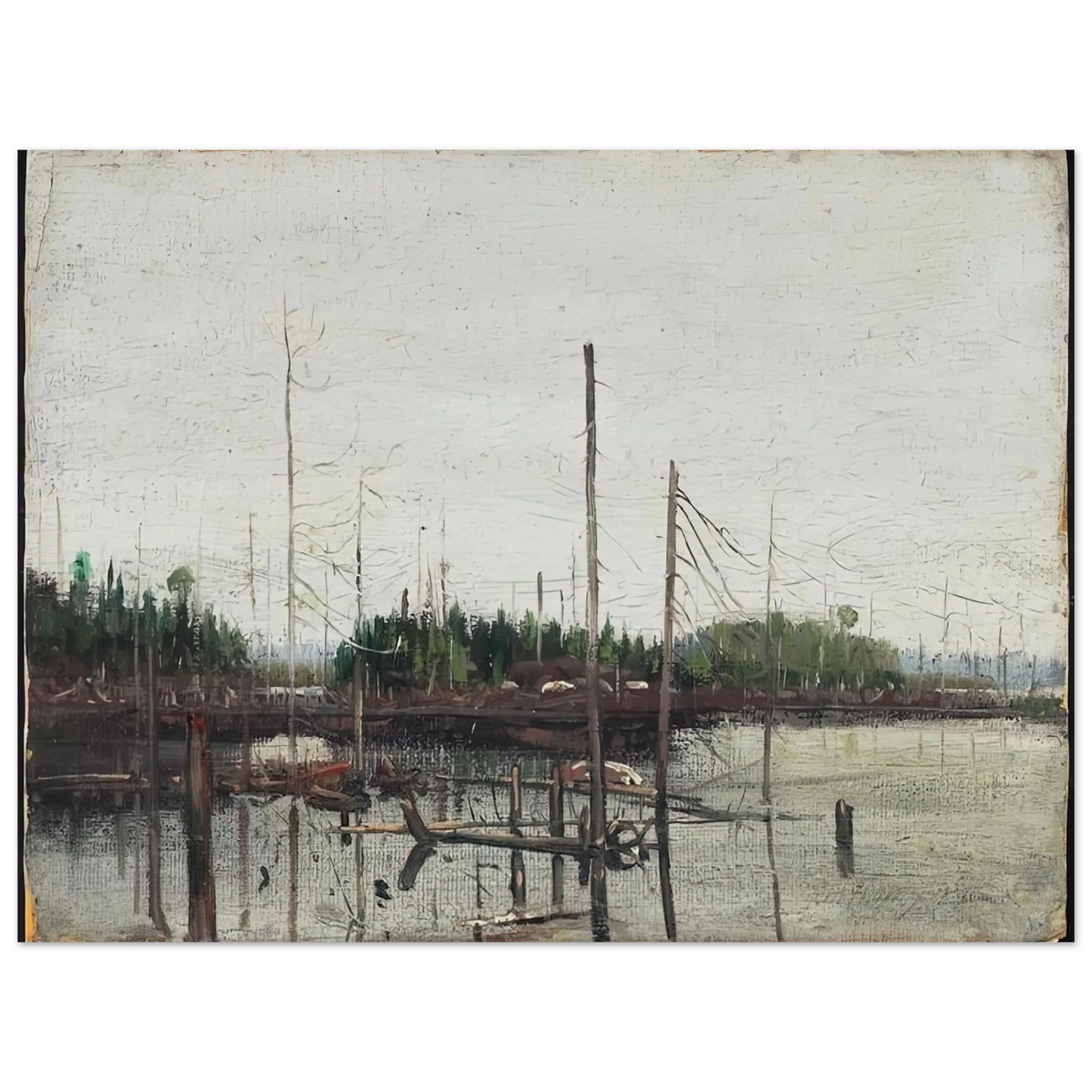 Tom Thomson - DROWNED LAND 1912 75x100 cm / 30x40inches Fine Art Poster