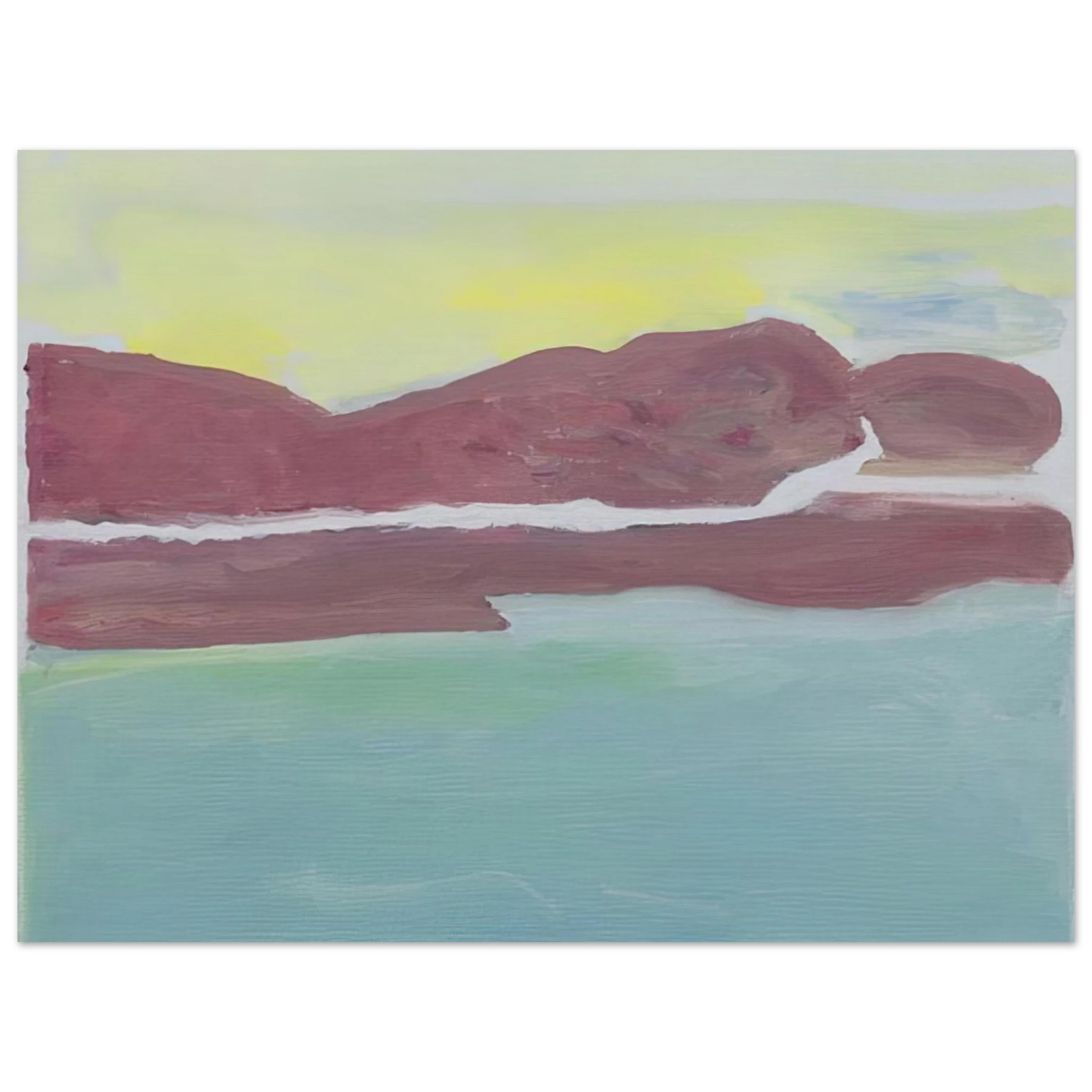 Raoul De Keyser - Untitled - 2005 75x100 cm / 30x40inches Fine Art Poster