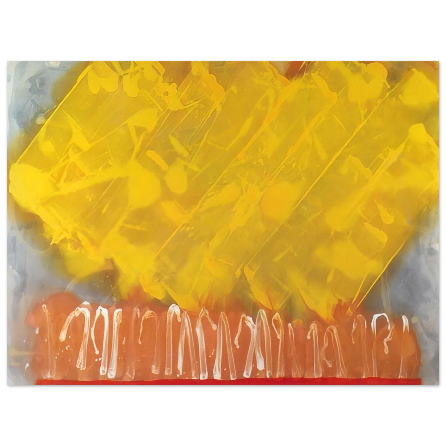 Albert Irvin - Cathay - 1979 75x100 cm / 30x40inches Fine Art Poster