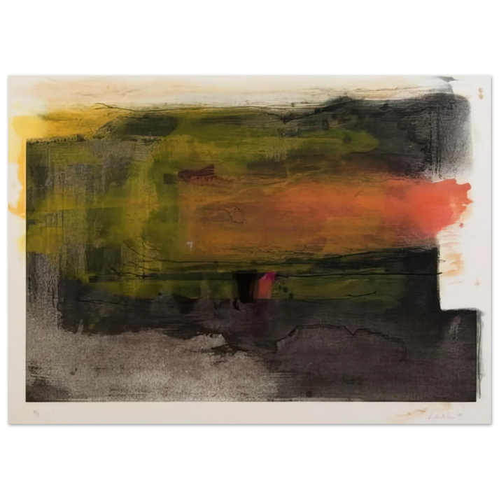 Helen Frankenthaler - Deep Sun - 1983 Wall art - 15x20 cm / 6x8 Inches - Fine Art Poster - -