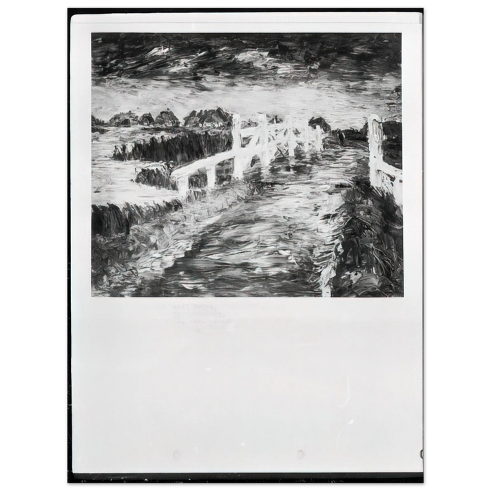 Emil Nolde - Maruchbrucke 75x100 cm / 30x40inches Fine Art Poster