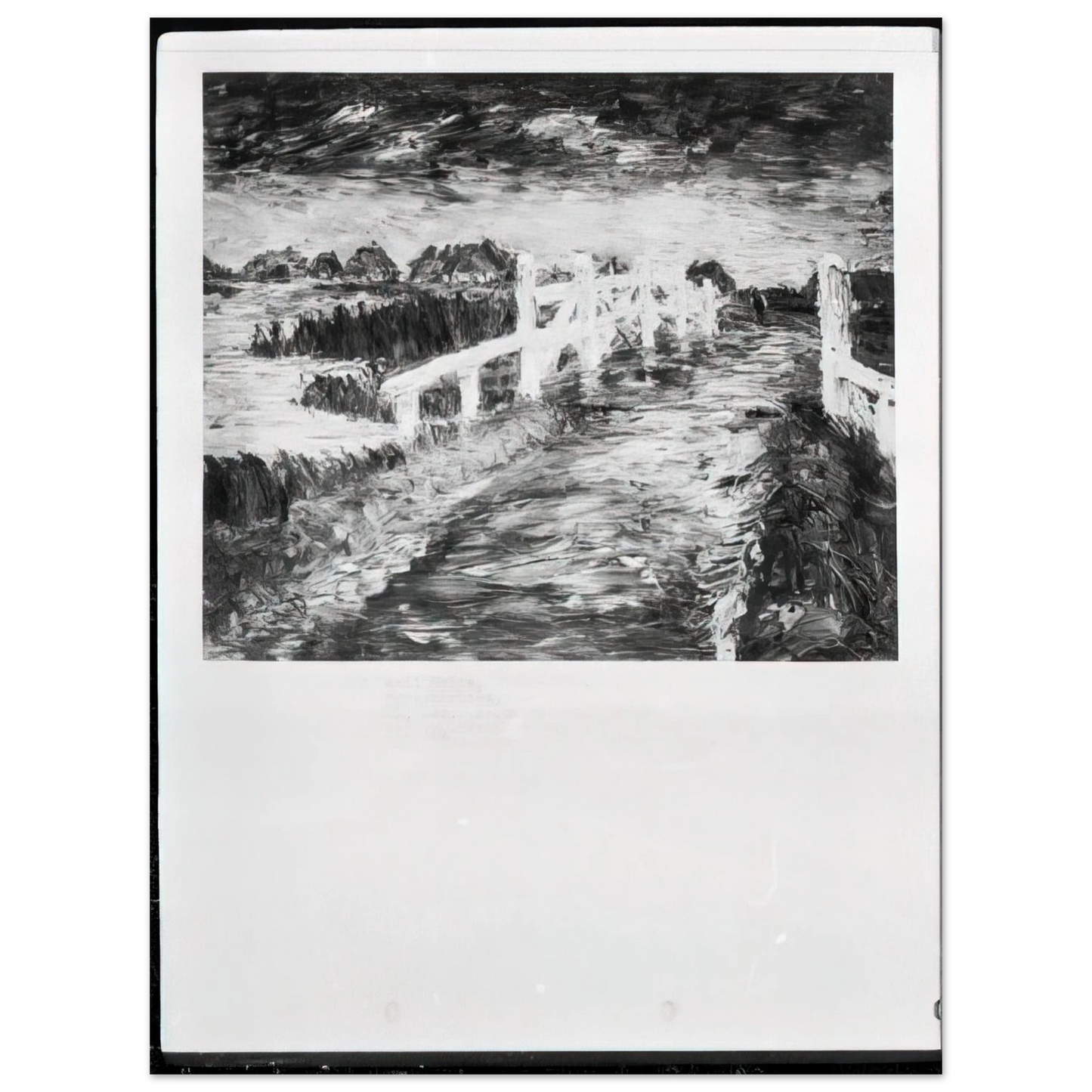 Emil Nolde - Maruchbrucke 75x100 cm / 30x40inches Fine Art Poster