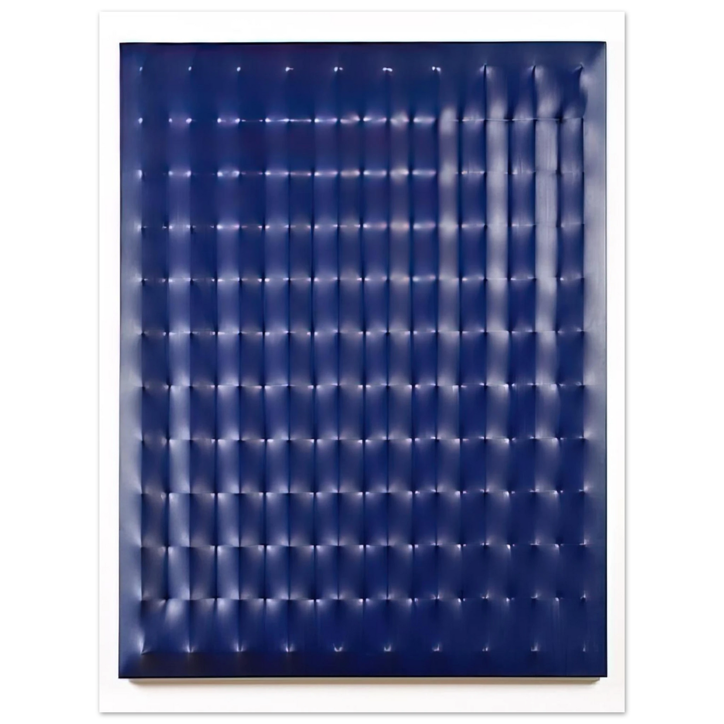 Enrico Castellani - Superficie Blu - 1979 75x100 cm / 30x40inches Fine Art Poster