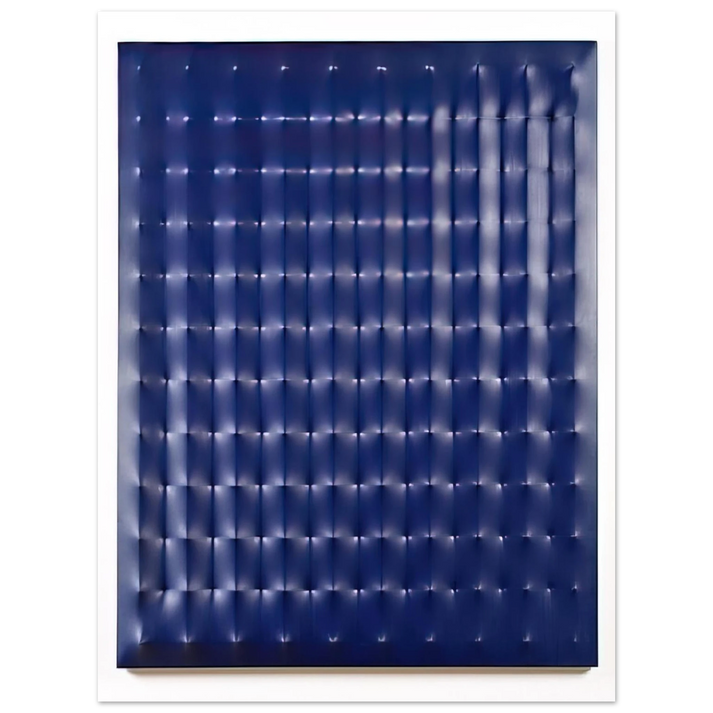 Enrico Castellani - Superficie Blu - 1979 75x100 cm / 30x40inches Fine Art Poster