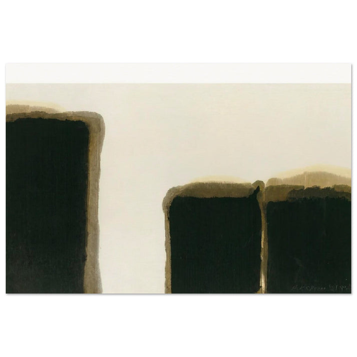 Burnt Umber Ultramarine I - 1981 - Yun Hyong-keun Art Prints - 100x150 cm / 40x60″ inches | Yun Hyong-keun Poster | Yun Hyong-keun Prints