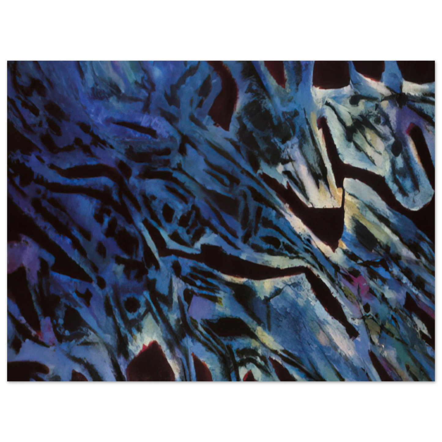 Alfred Manessier - Fishes’ Sanctuary - 1969 75x100 cm / 30x40inches Fine Art Poster