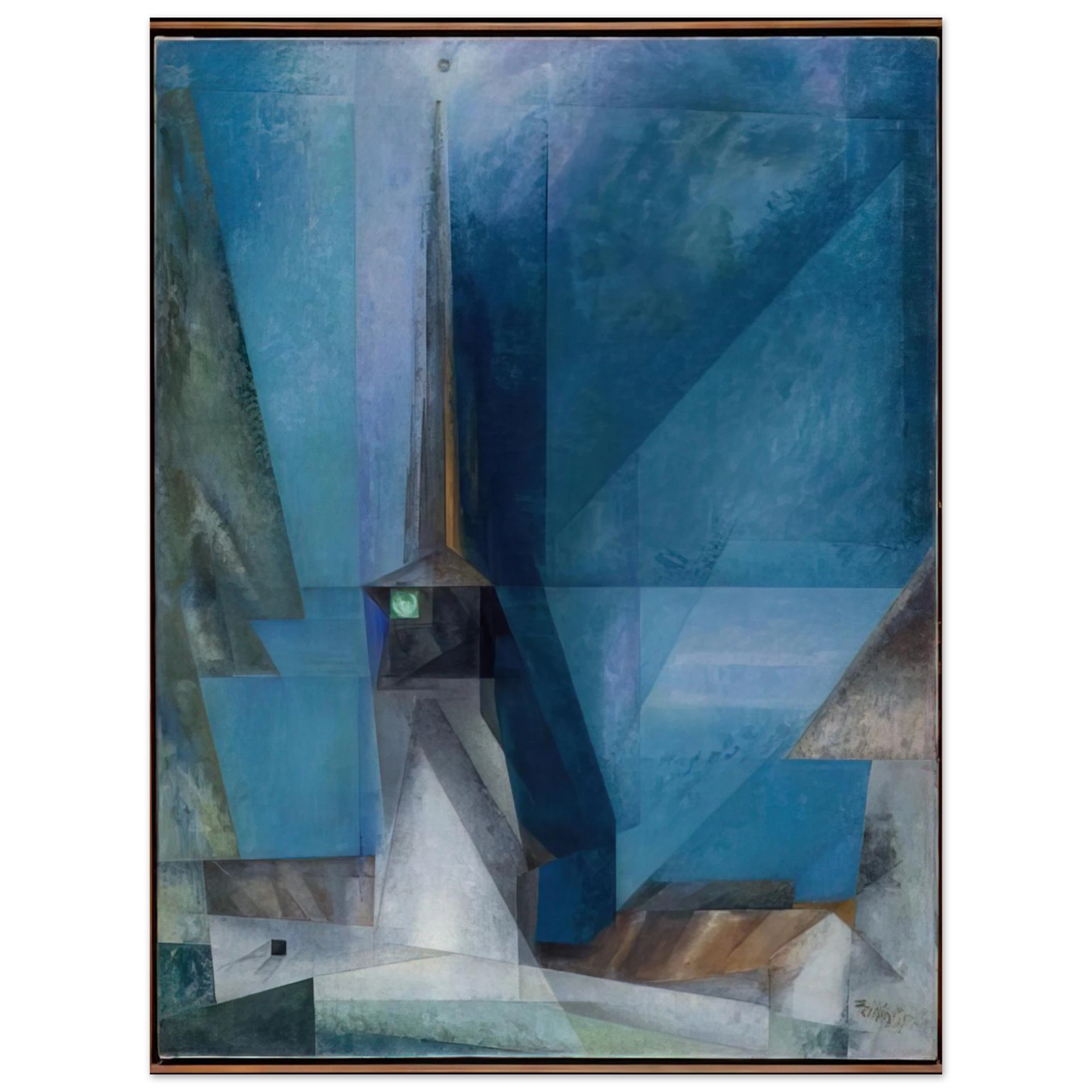 Lyonel Feininger - GELMERODA 1936 75x100 cm / 30x40inches Fine Art Poster
