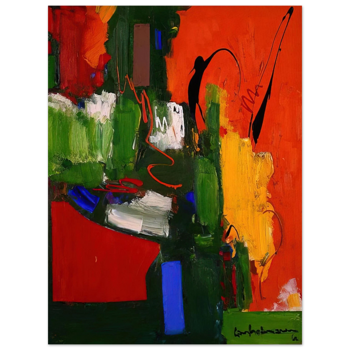 Hans Hofmann - The Lark 75x100 cm / 30x40inches Fine Art Poster