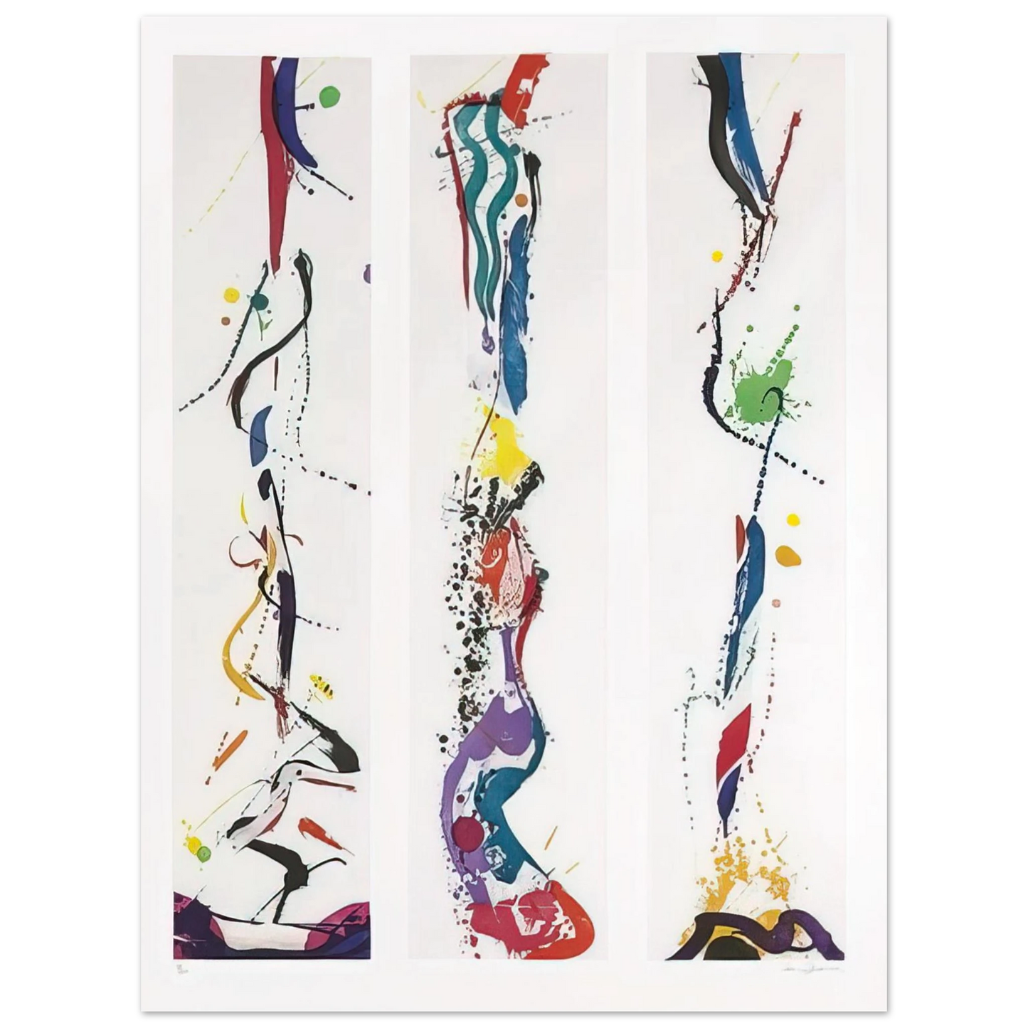 Sam Francis - Untitled Lembark I92 75x100 cm / 30x40inches Fine Art Poster