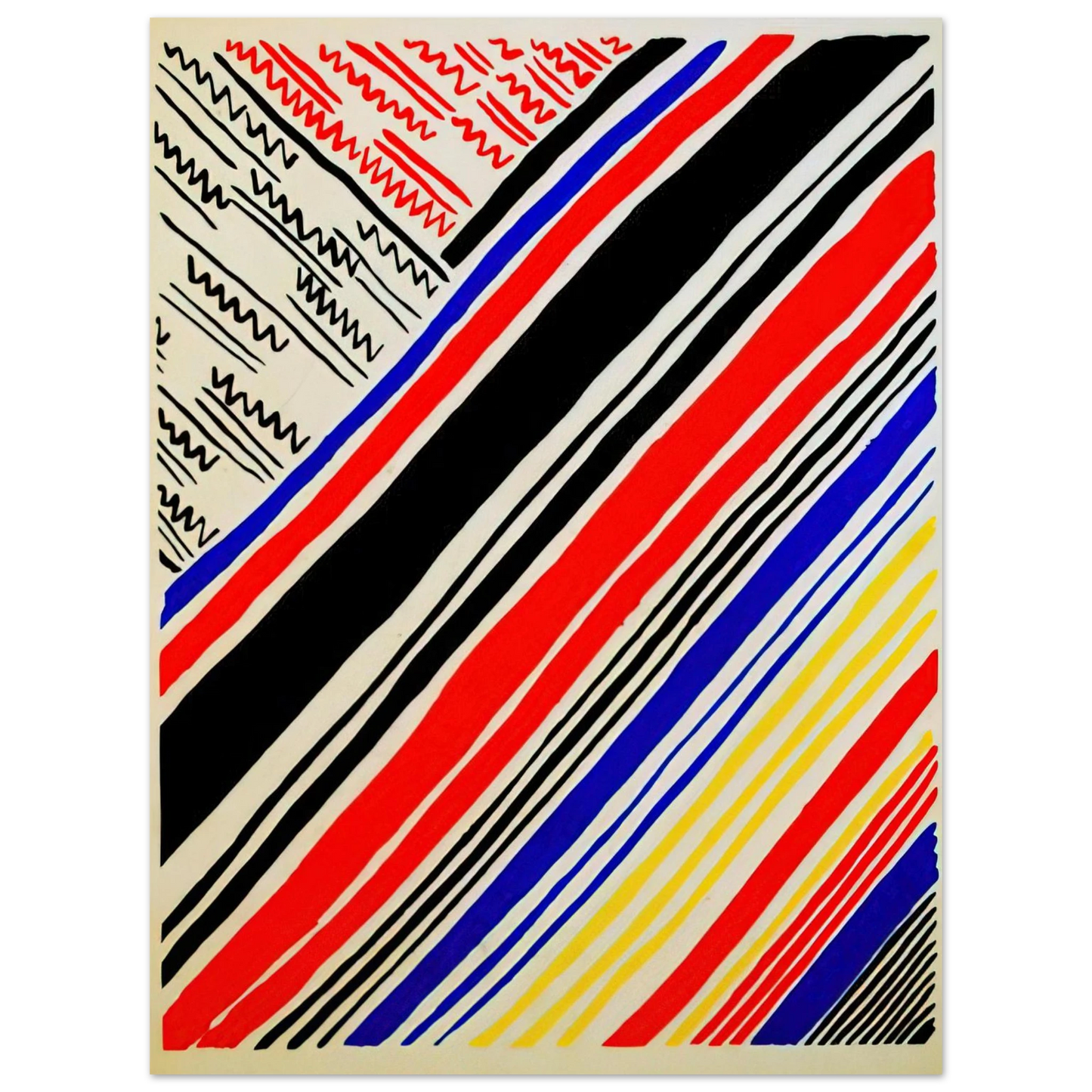 Sonia Delaunay - COMPOSITION 11 75x100 cm / 30x40inches Fine Art Poster