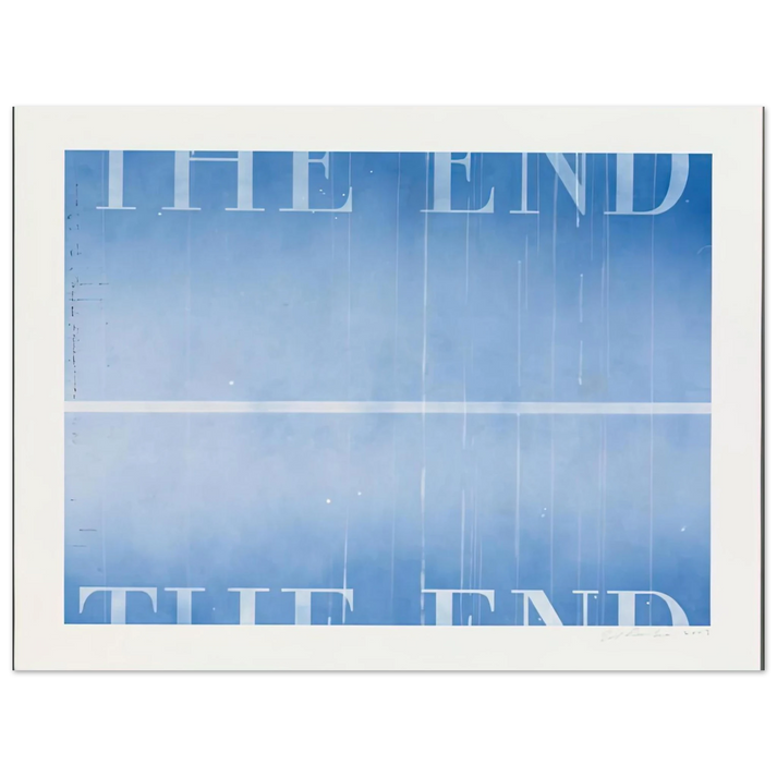 Edward Ruscha - THE END 40 2003 75x100 cm / 30x40inches Fine Art Poster