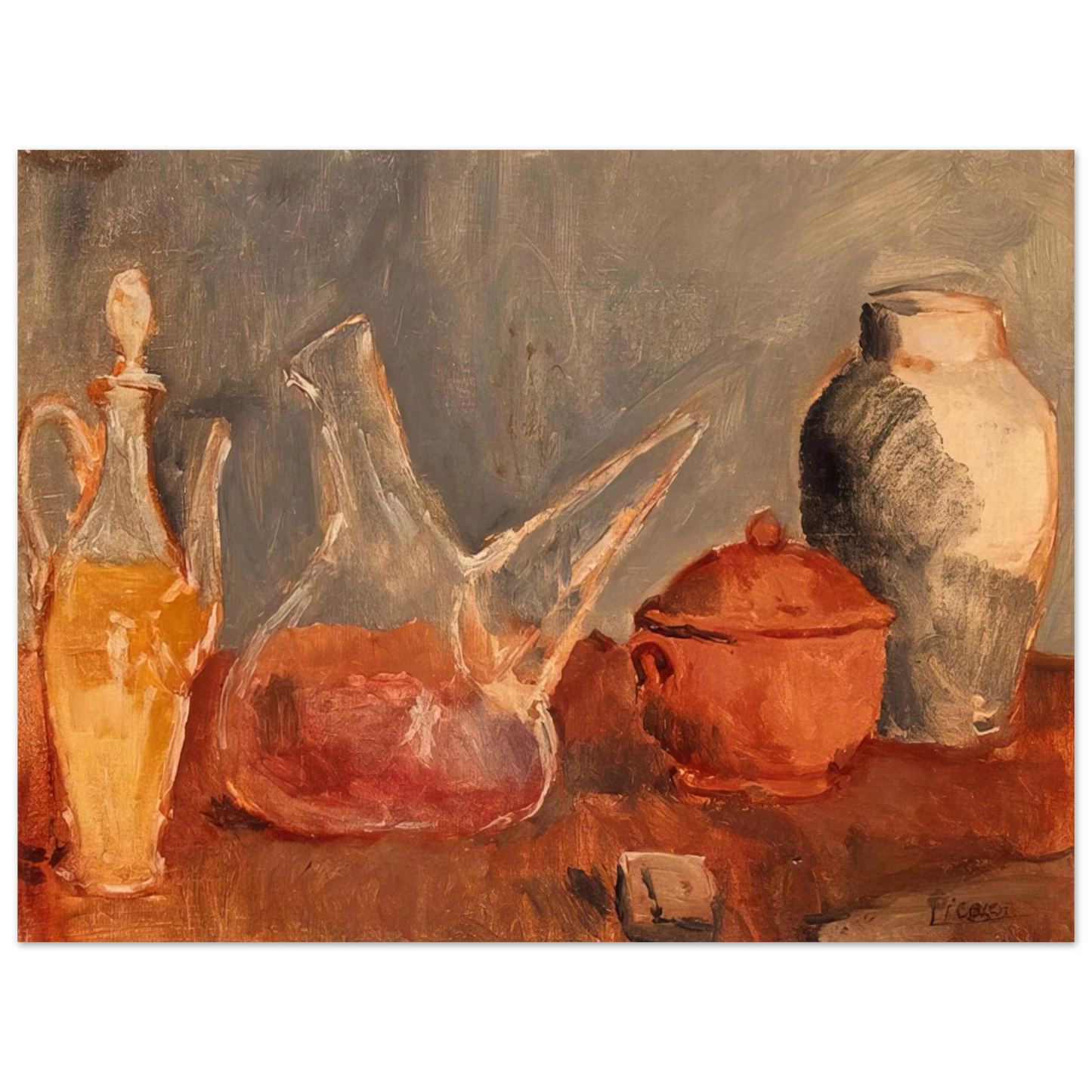 Pablo Picasso - Still life with vases 75x100 cm / 30x40inches Fine Art Poster