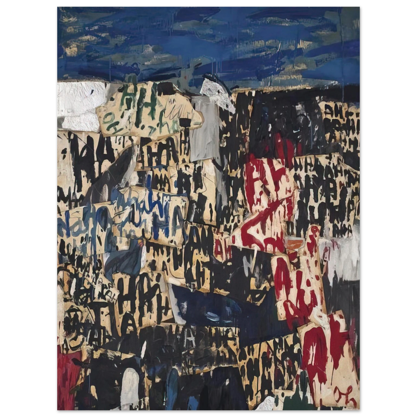 Allan Kaprow - Allan Kaprow on the Legacy of Jackson Pollock 75x100 cm / 30x40inches Fine Art Poster