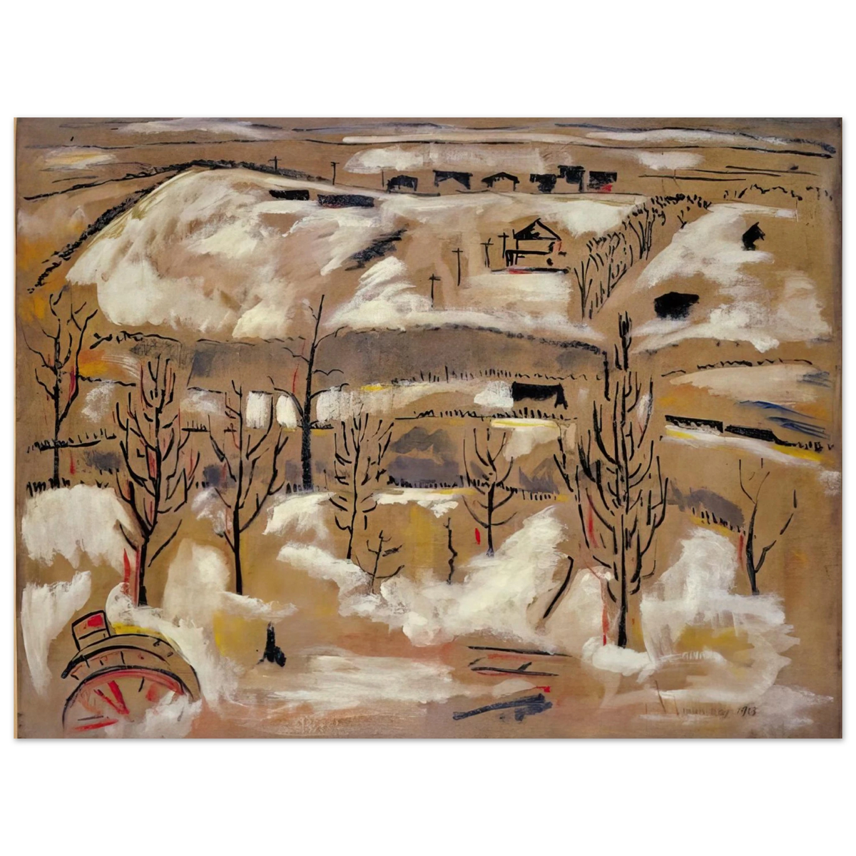 Man Ray - THE HILL 75x100 cm / 30x40inches Fine Art Poster