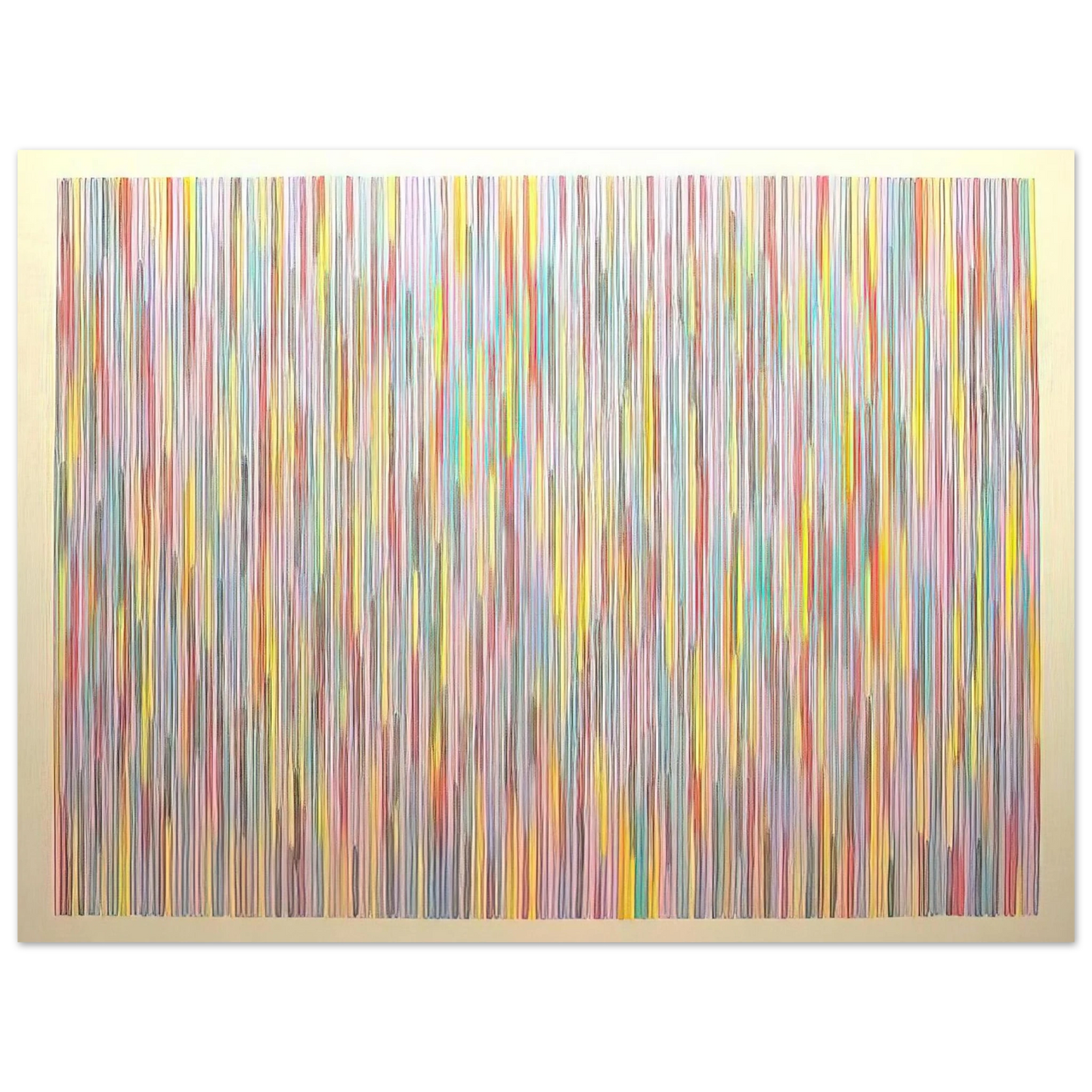 Gene Davis - Fox Gate - 1982 75x100 cm / 30x40inches Fine Art Poster