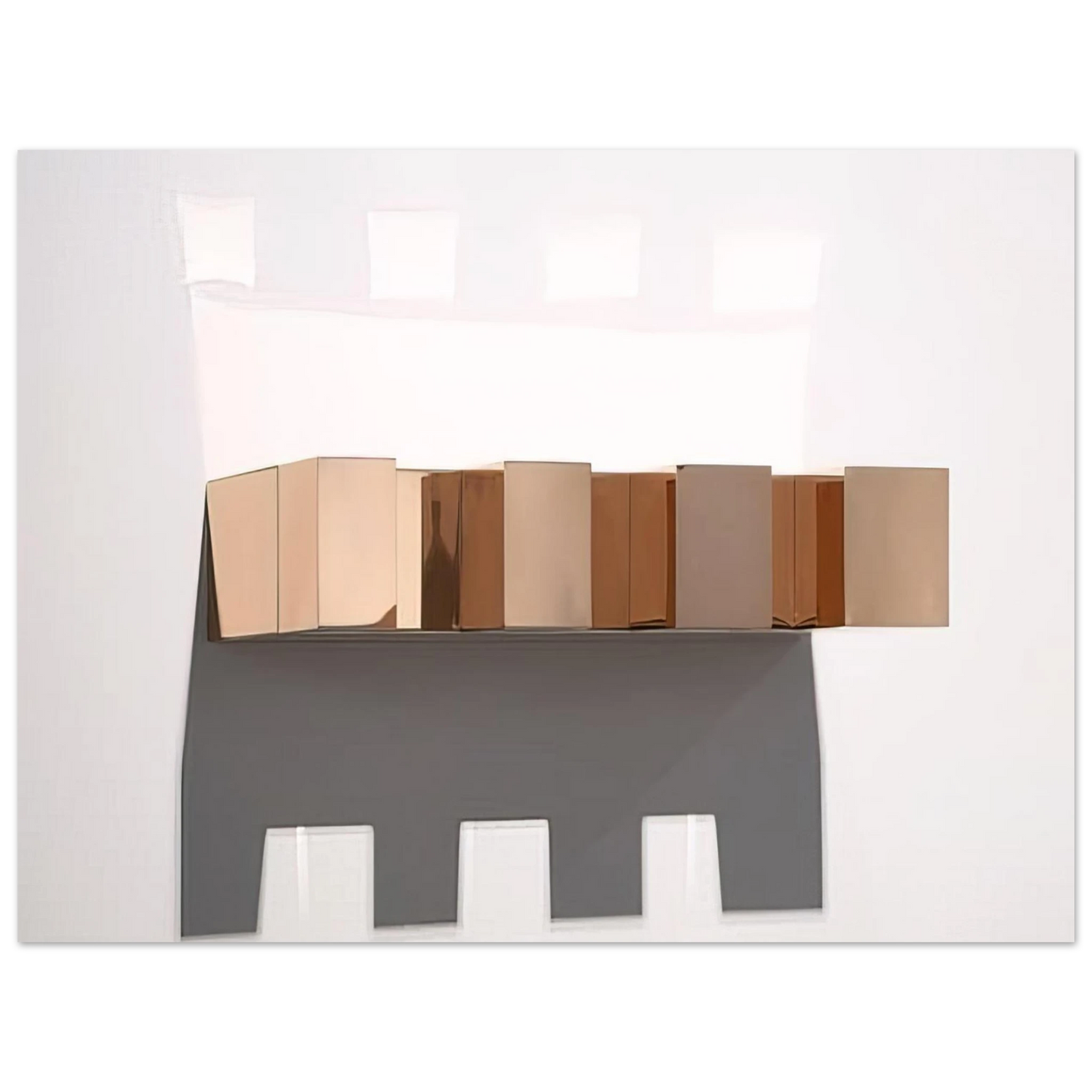 Donald Judd - Untitled 72-22 Bernstein - 1972 75x100 cm / 30x40inches Fine Art Poster