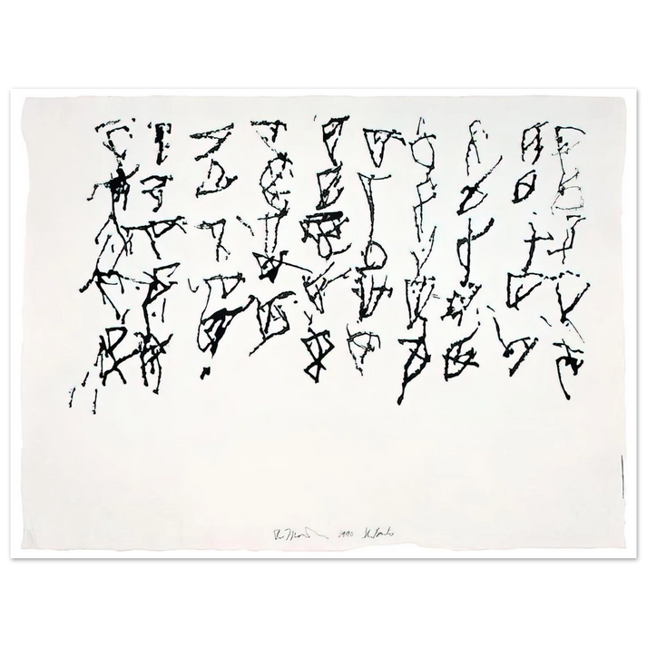 Brice Marden - St. Barts 1 - 1991 75x100 cm / 30x40inches Fine Art Poster
