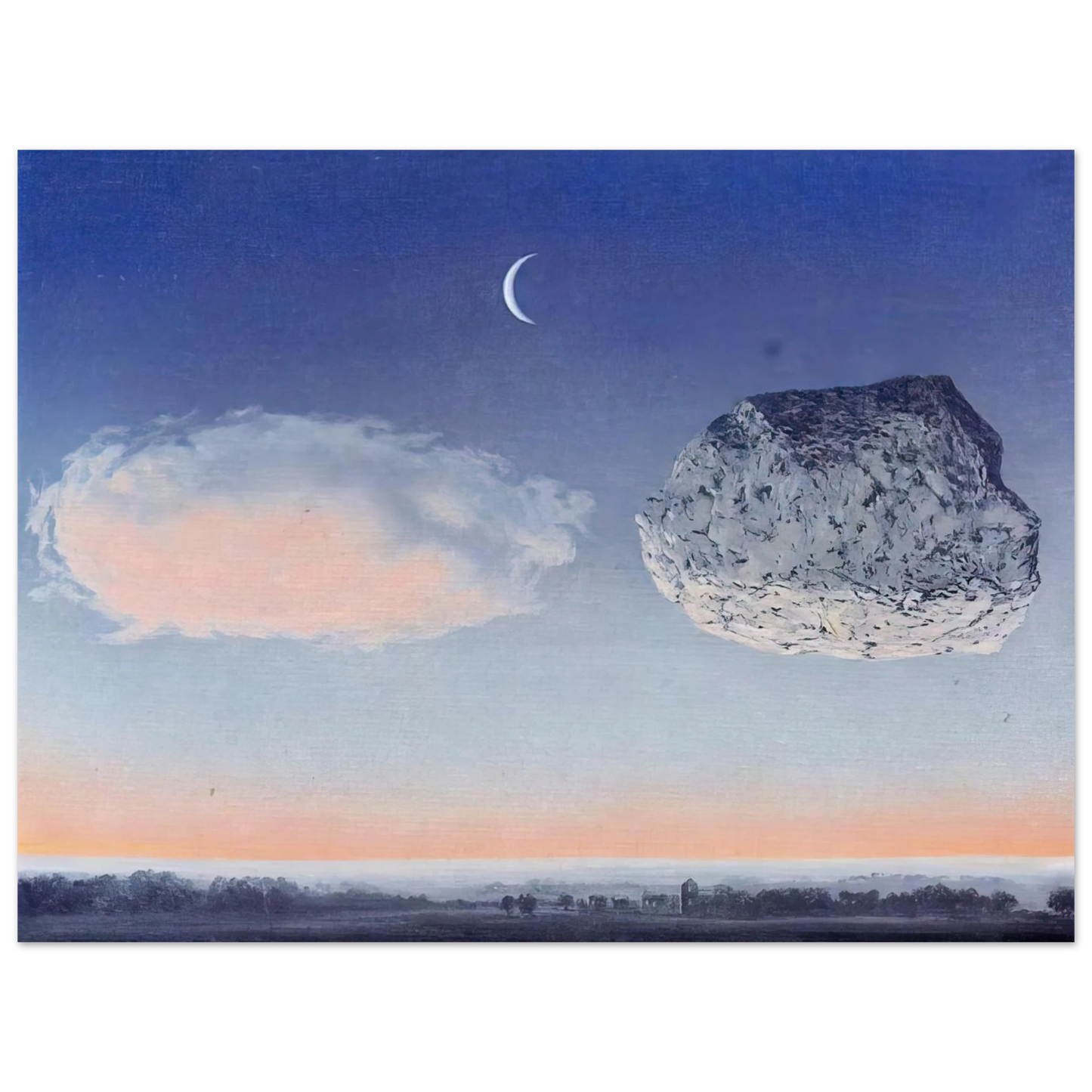 Rene Magritte - THE BATTLE OF THE ARGONNE 1959 75x100 cm / 30x40inches Fine Art Poster