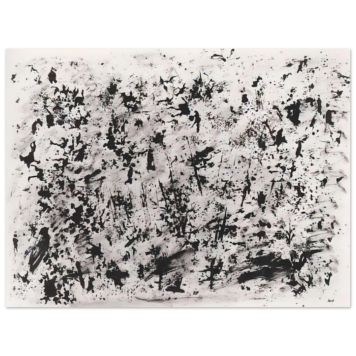 Henri Michaux - UNTITLED 1962 75x100 cm / 30x40inches Fine Art Poster